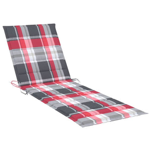 Sonnenliegen 2 Stk. mit Tisch und Auflagen Massivholz Akazie