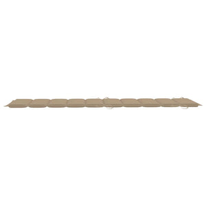 Sonnenliegen 2 Stk. mit Auflagen Massivholz Akazie