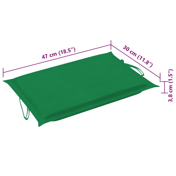 Sonnenliegen 2 Stk. mit Auflagen Massivholz Akazie
