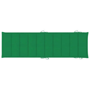 Sonnenliegen 2 Stk. mit Auflagen Massivholz Akazie
