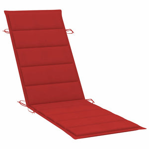 vidaXL Chaises longues 2 pcs avec coussins Bois d'acacia massif