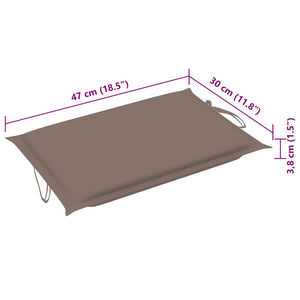 Sonnenliegen 2 Stk. mit Auflagen Massivholz Akazie