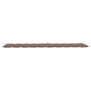 Sonnenliegen 2 Stk. mit Auflagen Massivholz Akazie