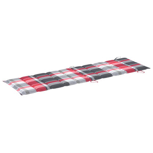 Sonnenliegen 2 Stk. mit Auflagen Massivholz Akazie