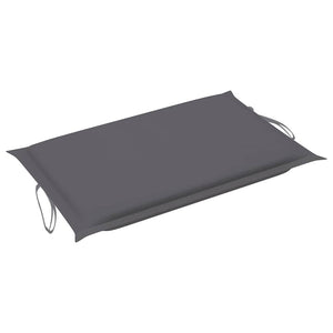 vidaXL Chaises longues 2 pcs avec table et coussins Bois d'acacia massif