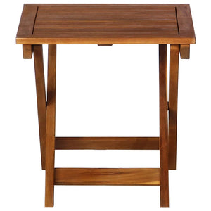 vidaXL Chaises longues 2 pcs avec table et coussins Bois d'acacia massif