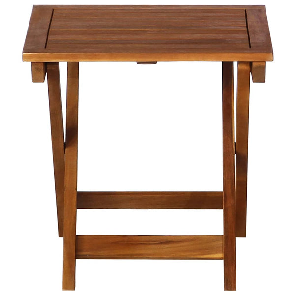 vidaXL Chaises longues 2 pcs avec table et coussins Bois d'acacia massif