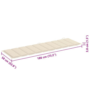Sonnenliegen 2 Stk. mit Tisch und Auflagen Massivholz Akazie