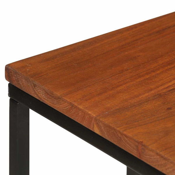 Akazie Beistelltisch Massivholz 35x45x65 cm