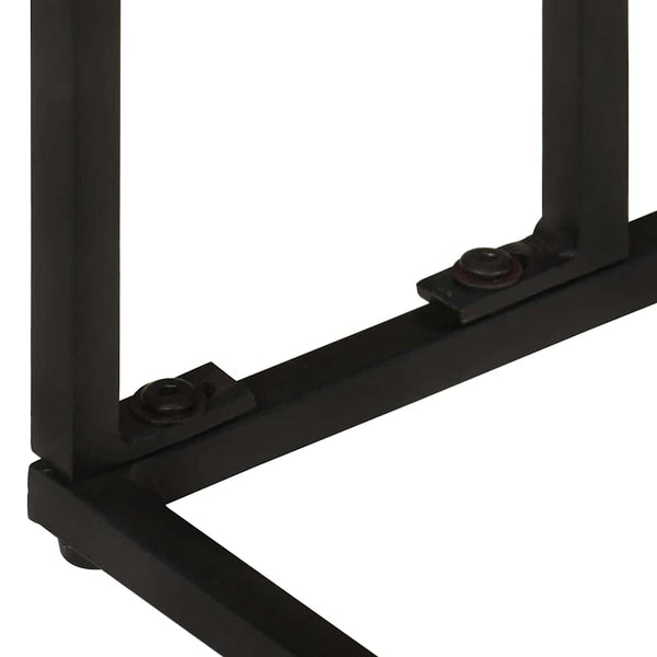 Akazie Beistelltisch Massivholz 35x45x65 cm
