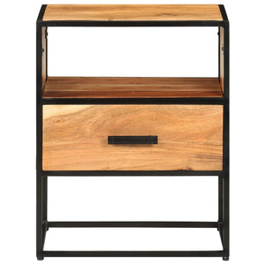 Akazie Nachttisch Massivholz 40x30x50 cm