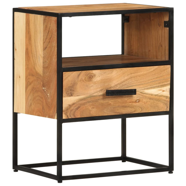 Akazie Nachttisch Massivholz 40x30x50 cm