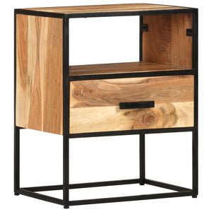 Akazie Nachttisch Massivholz 40x30x50 cm