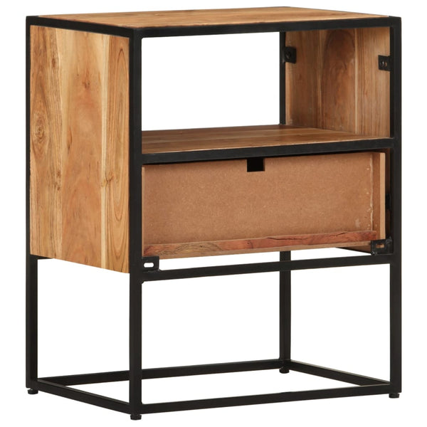 Akazie Nachttisch Massivholz 40x30x50 cm