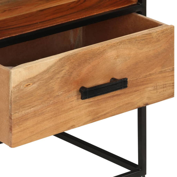 Akazie Nachttisch Massivholz 40x30x50 cm