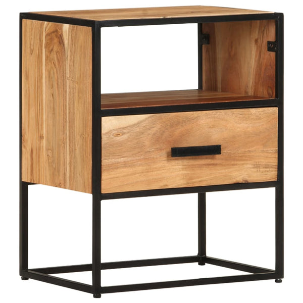 Akazie Nachttisch Massivholz 40x30x50 cm