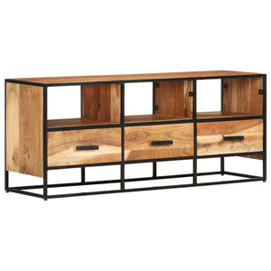TV-Schrank Akazie Massivholz 110 cm
