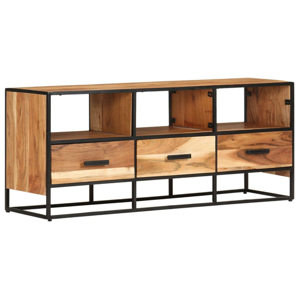 TV-Schrank Akazie Massivholz 110 cm