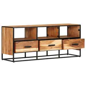 TV-Schrank Akazie Massivholz 110 cm