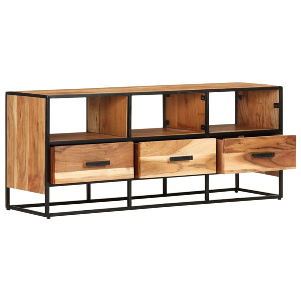 TV-Schrank Akazie Massivholz 110 cm