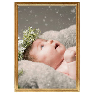 Goldene Bilderrahmen Collage, 5er Set, 15x21 cm