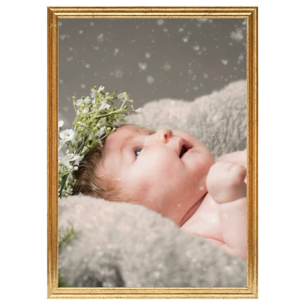 Goldene Bilderrahmen Collage, 5er Set, 15x21 cm