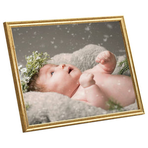 Goldene Bilderrahmen Collage, 5er Set, 15x21 cm