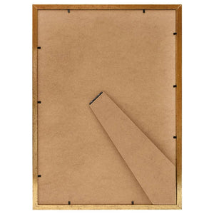 Goldene Bilderrahmen Collage, 5er Set, 15x21 cm