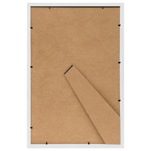 Weiße Bilderrahmen Collage für Tisch, 3er Set