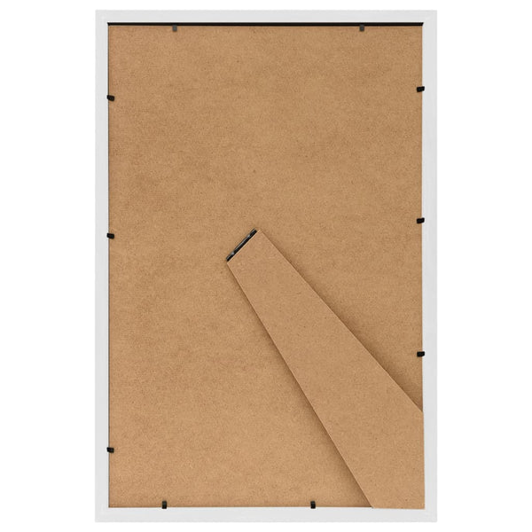 Weiße Bilderrahmen Collage für Tisch, 3er Set