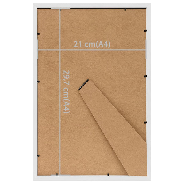 Bilderrahmen Collage, 5er Set, Weiß, 21x29,7 cm