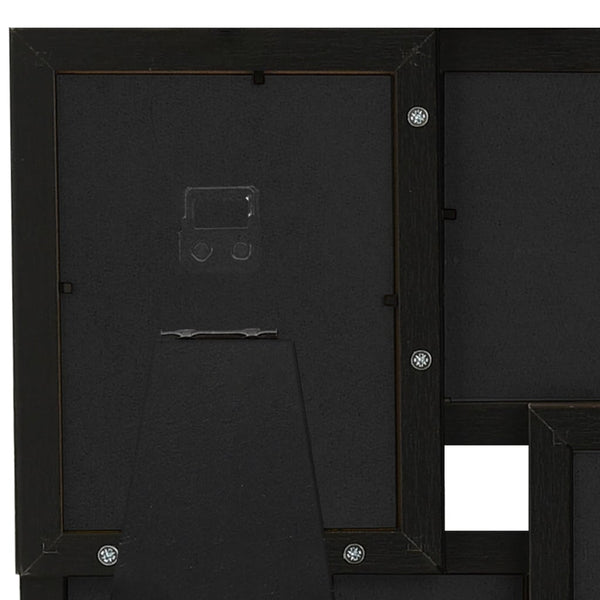 Collage Bilderrahmen für 4 Fotos (10x15 cm), Schwarz