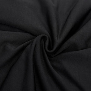vidaXL Housse de canapé extensible Jersey polyester Noir