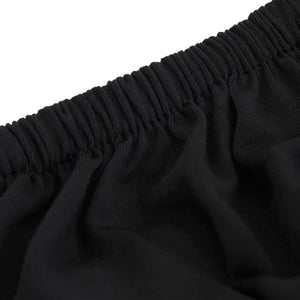 vidaXL Housse de canapé extensible Jersey polyester Noir