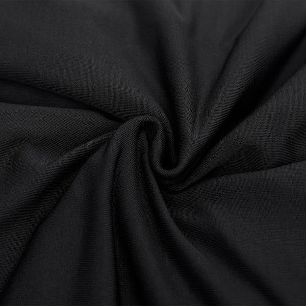 Schwarze Stretch Sofahusse 2-Sitzer