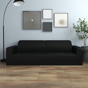 Stretch Sofahusse 3-Sitzer Schwarz
