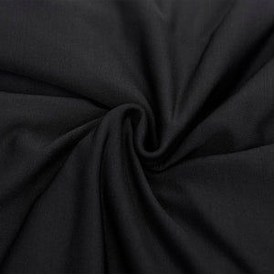 Schwarze Stretch Sofahusse 4-Sitzer