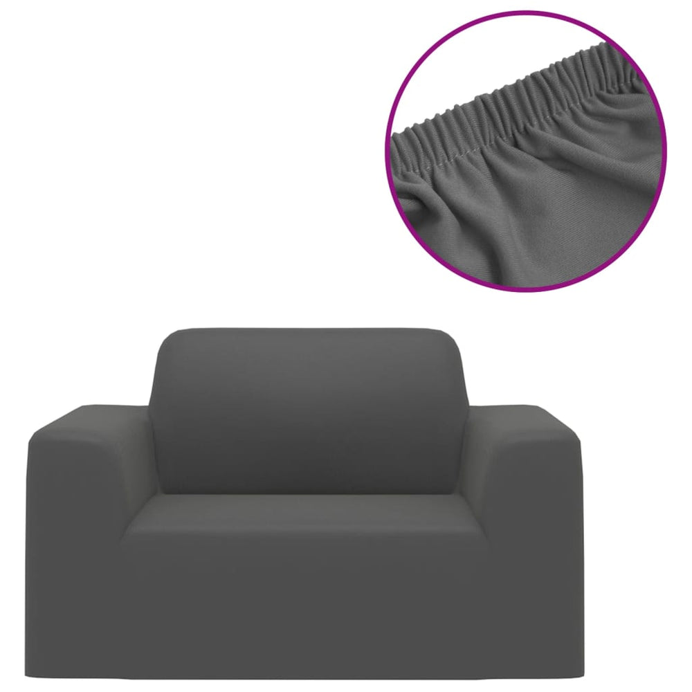 Anthrazit Stretch Sofahusse