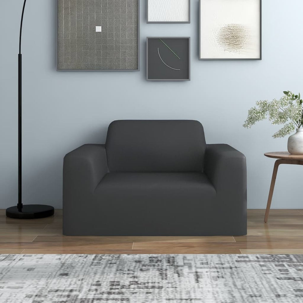 Anthrazit Stretch Sofahusse