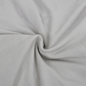 Graue Stretch Sofahusse Polyester Jersey
