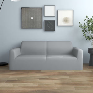Stretch Sofahusse 2-Sitzer Grau
