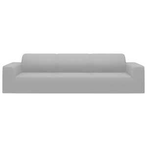 Stretch Sofahusse 4-Sitzer Grau