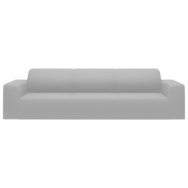 Stretch Sofahusse 4-Sitzer Grau