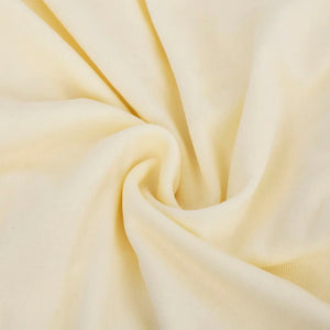 Creme Stretch Sofahusse Polyester-Jersey