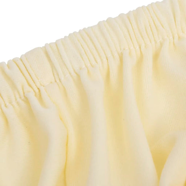 Stretch Sofahusse 2-Sitzer Creme