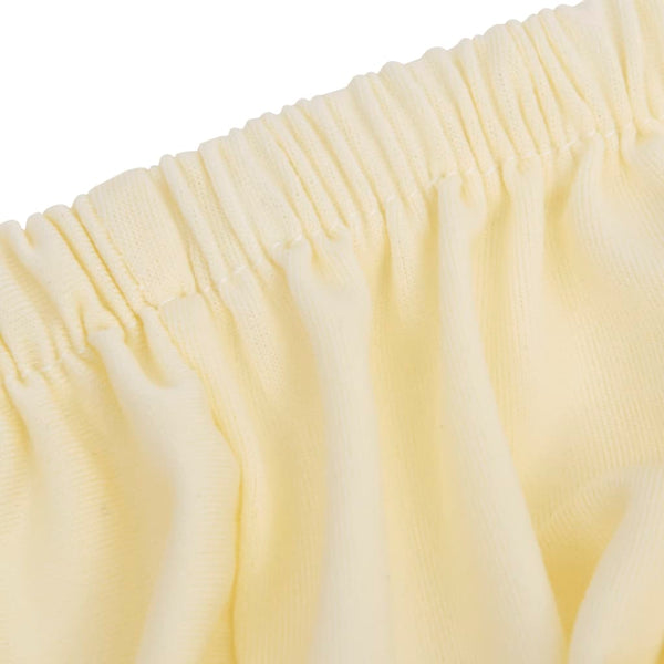 Stretch Sofahusse 4-Sitzer Creme