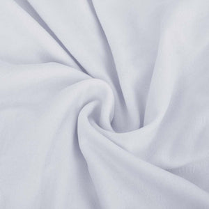 Weiße Stretch Sofahusse 2-Sitzer