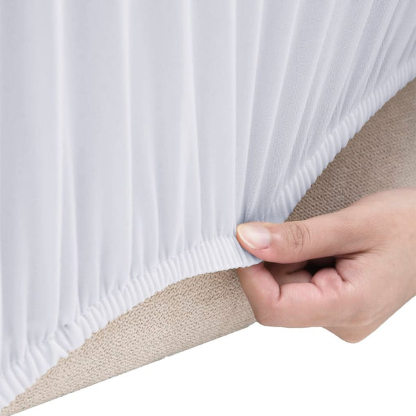Stretch Sofahusse 3-Sitzer Weiß