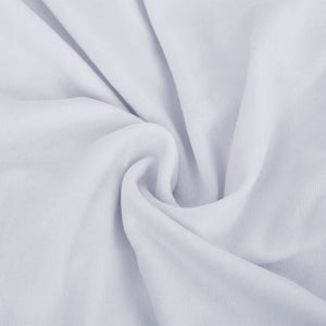 Weiße Stretch Sofahusse 4-Sitzer