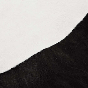 Schwarze Sitzauflage aus isländischem Schafspelz 70x110cm